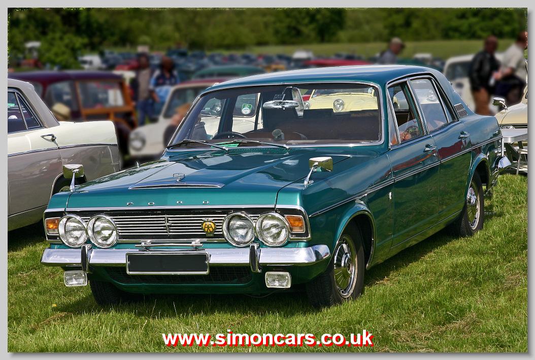 Simon Cars - Ford Zodiac MkIV (3012E) - British Classic Cars, Historic Automobiles, Old Vehicles